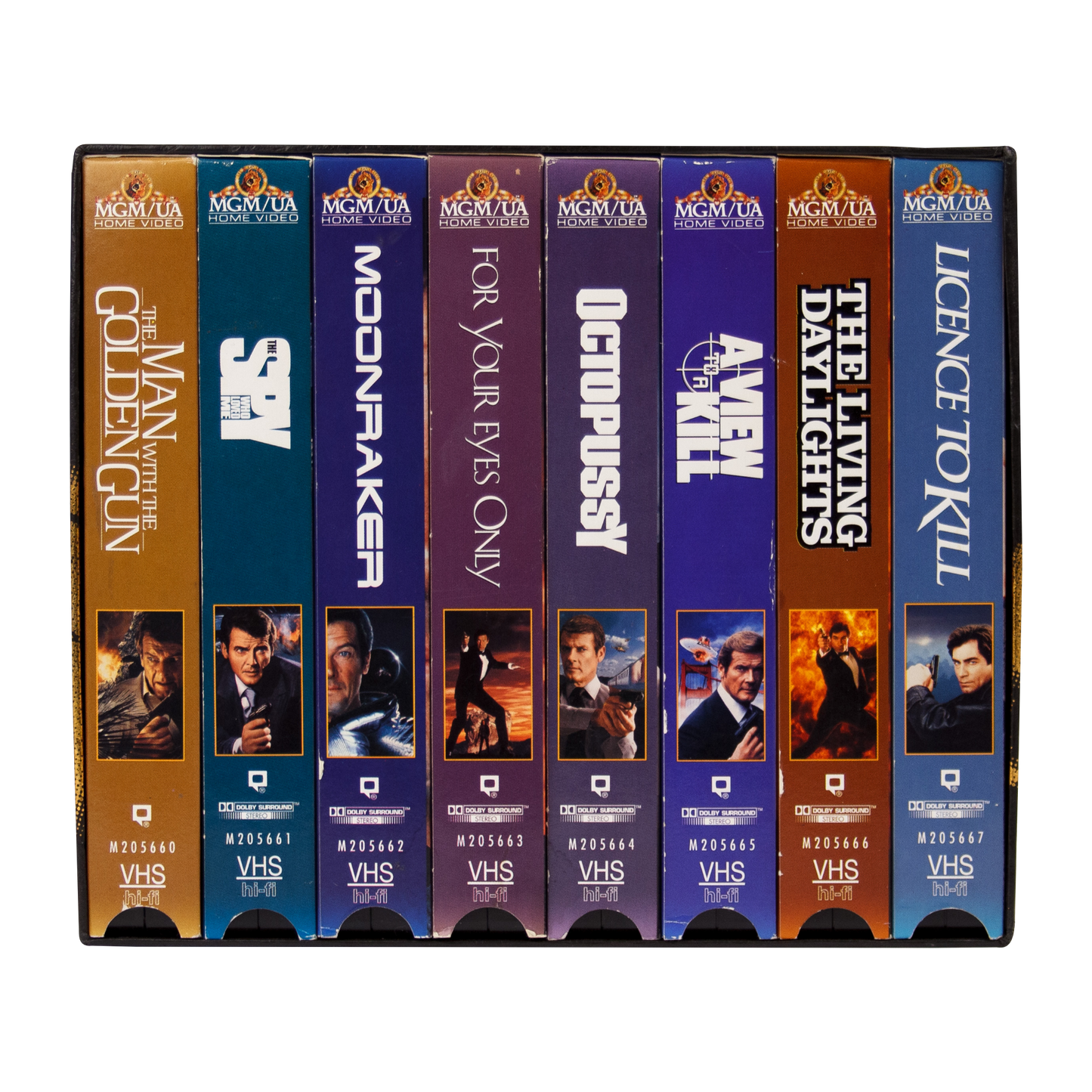 James Bond VHS Collector Set